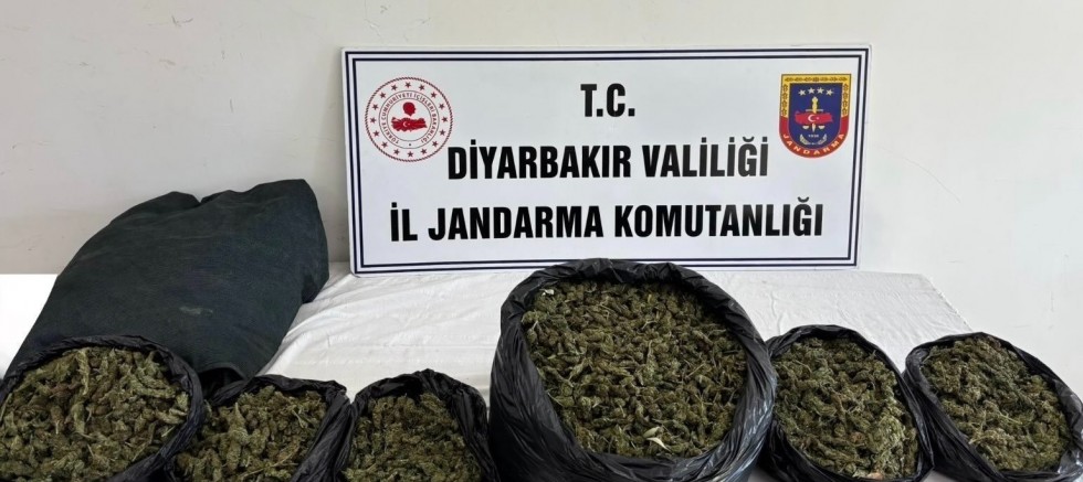 Diyarbakır’da 20 kilo 600 gram uyuşturucu ele geçirildi