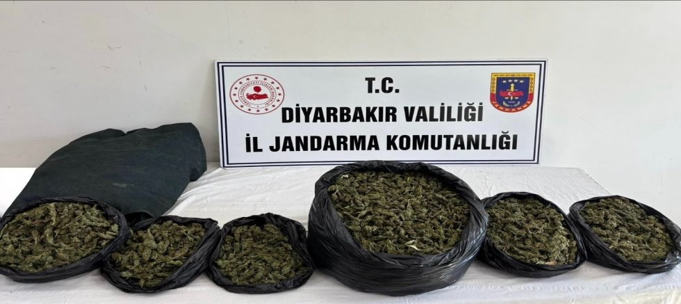 Diyarbakır’da 20 kilo 600 gram uyuşturucu ele geçirildi