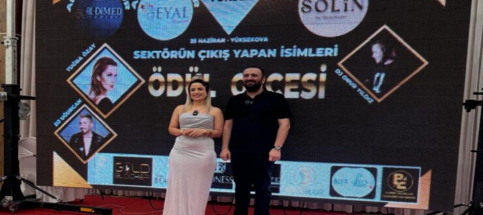 Yüksekova’da düzenlenen törende Diyarbakır Firmasına ödül