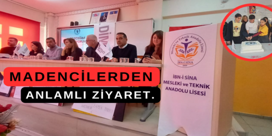 Madencilerden Anlamlı Ziyaret