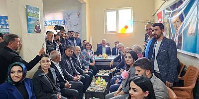 AK Parti'nin Eğil Belediye Başkan Adayı Fırat Seydaoğlu'nun Seçim Bürosu Coşkuyla Açıldı