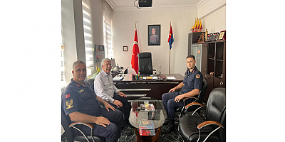 Çermik Belediye Başkanı Şehmus Karamehmetoğlu’ndan İlçe Jandarma Komutanı Ünal’a Hayırlı Olsun Ziyareti