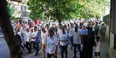 Diyarbakır Bağlar’da yürüyüş! 3 gün nöbet tutacaklar