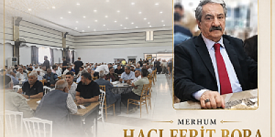  Eski Diyarbakır milletvekili merhum Hacı Ferit Bora, sene-i devriyesinde dualarla anıldı