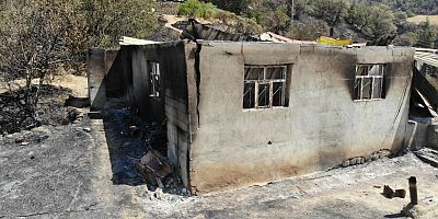 Orman yangınında evi yanan vatandaş: 