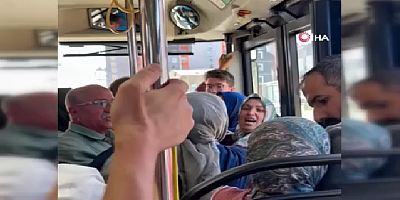 Pendik’te otobüste yer verme kavgası: Kadın yolcular birbirine girdi