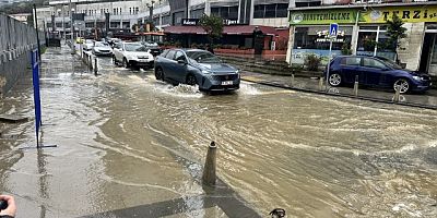 Sarıyer’de rögarlar taştı: Bir iş yerini su bastı, dükkan sahibi İSKİ’ye tepki gösterdi